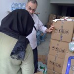 Muhacirlere Gıda Paketi Dağıtıldı